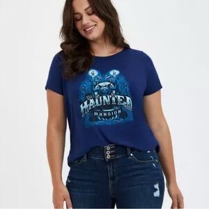 Disney TORRID Navy Haunted Mansion Tee